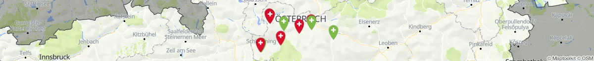 Kartenansicht für Apotheken-Notdienste in der Nähe von Öblarn (Liezen, Steiermark)